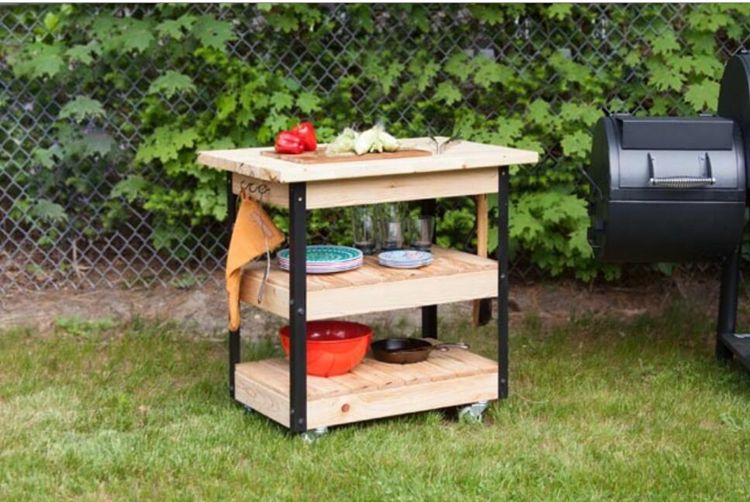 DIY Grilling Cart