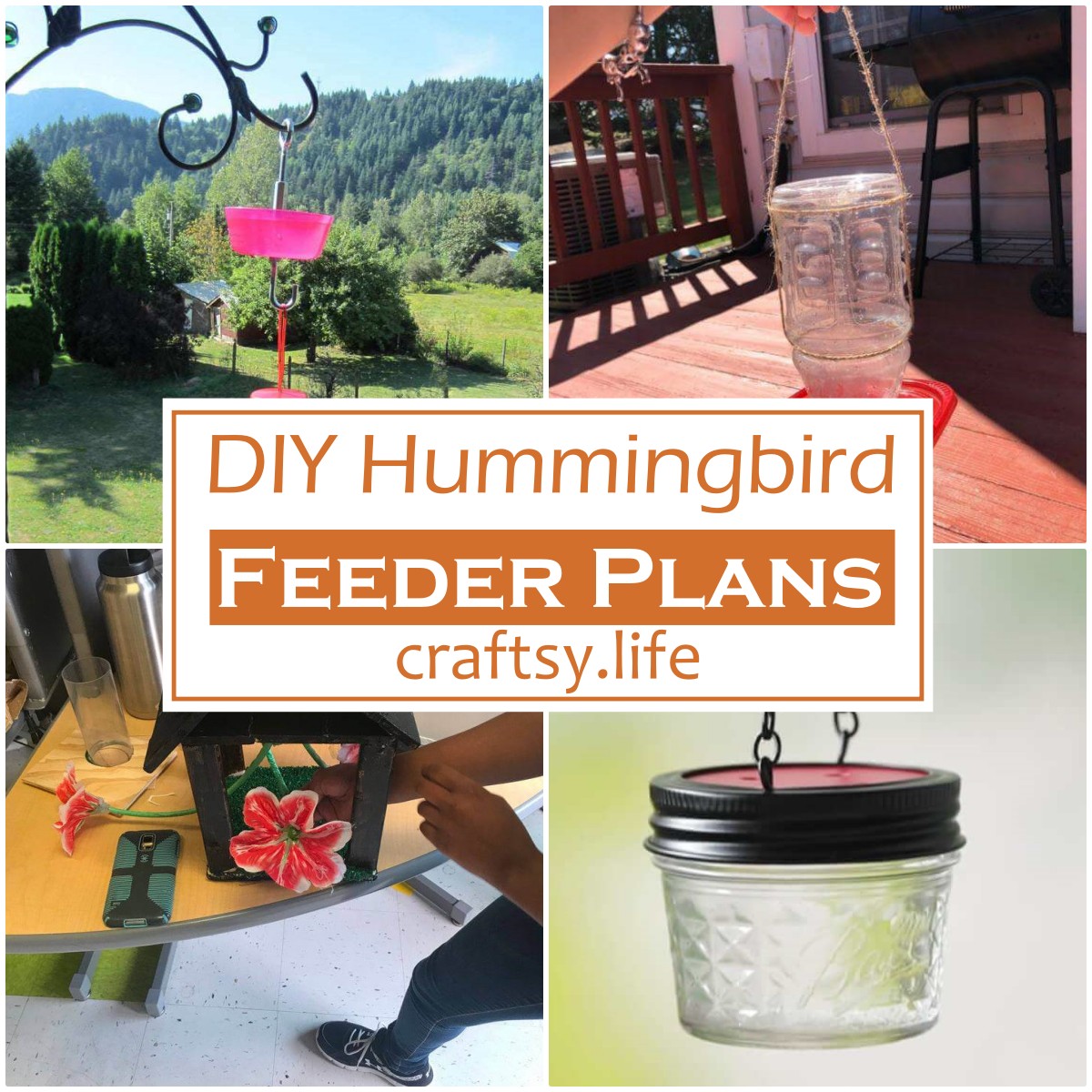 DIY Hummingbird Feeder Plans