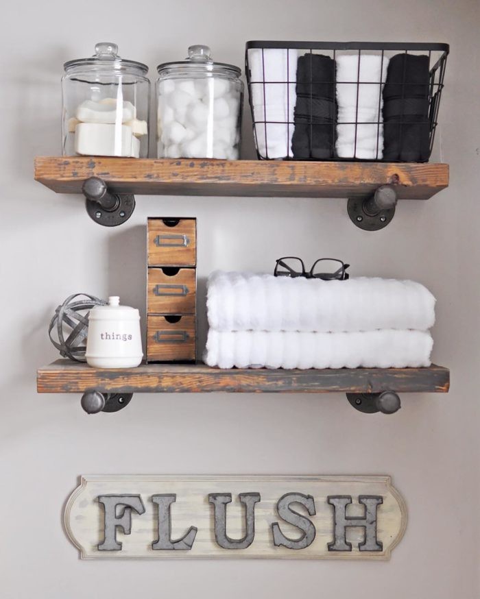 How To Make Industrial Pipe Shelves