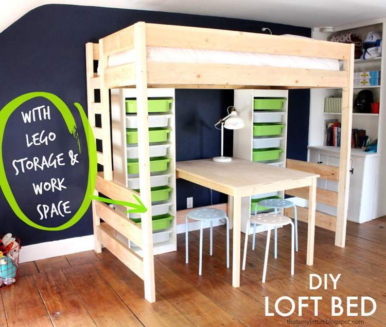 DIY Lego Loft Bed Plans