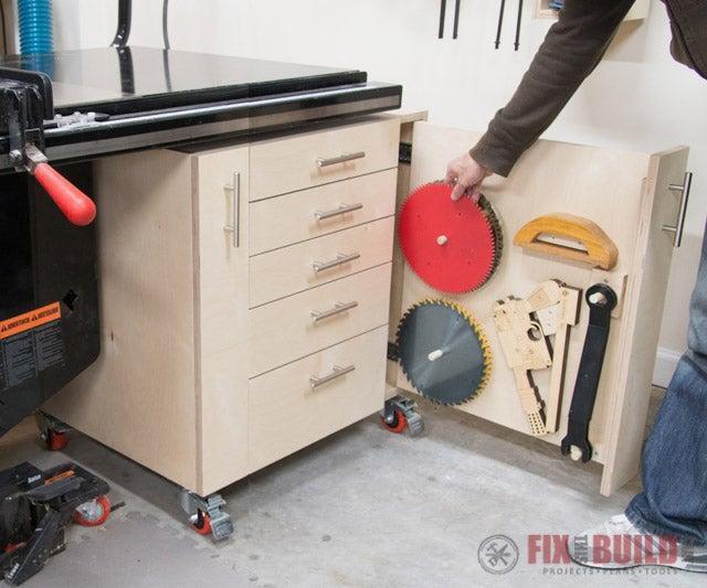 DIY Mobile Storage Cabinet