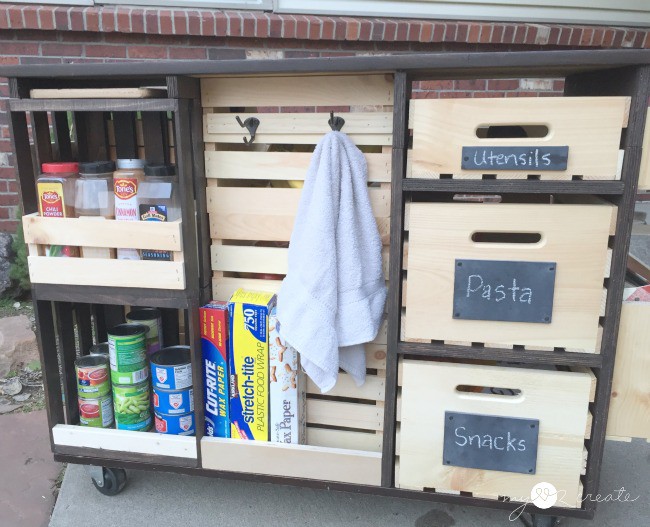 DIY Pantry Kitchen Island