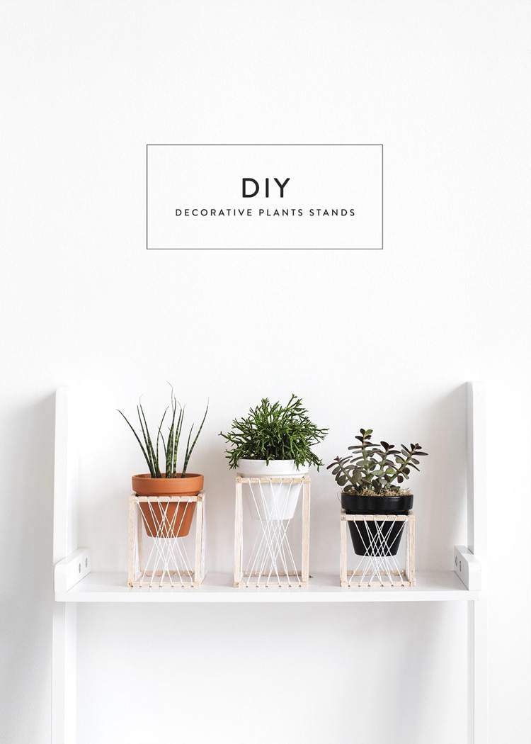 DIY Plant Stand Thrones