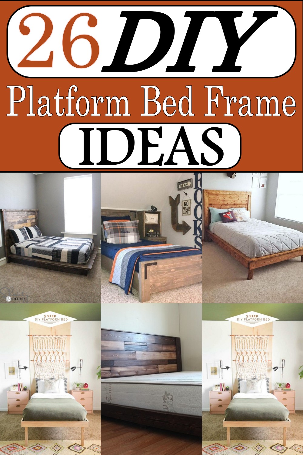 DIY Platform Bed Frame Ideas