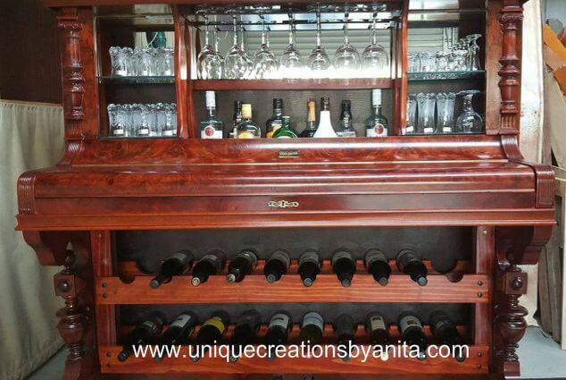 DIY Repurposing a Piano into a Liquor Cabinet