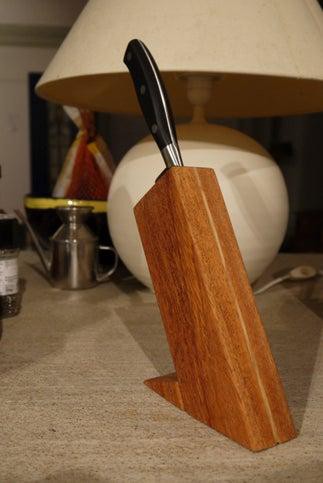 DIY Simple Chef Knife Block