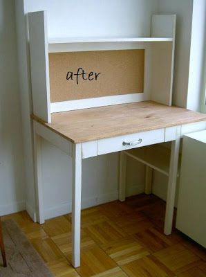 DIY Simple Desk With Hutch