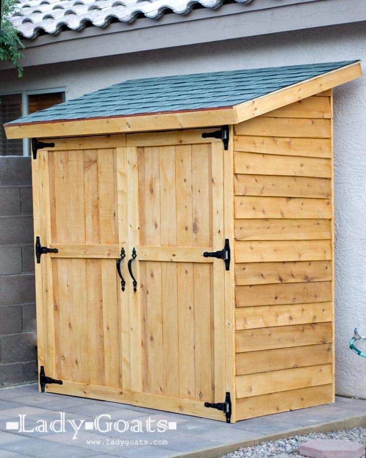 DIY Small Cedar Shed