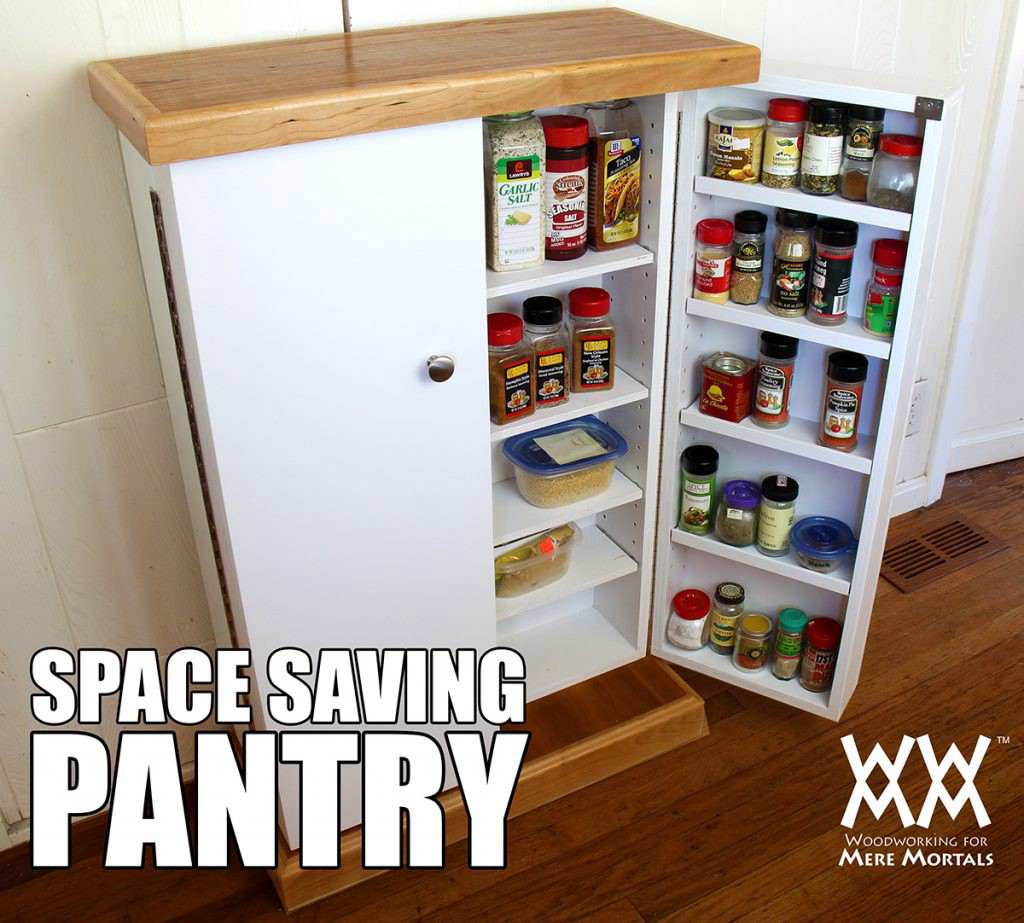 DIY Small Pantry For Spices