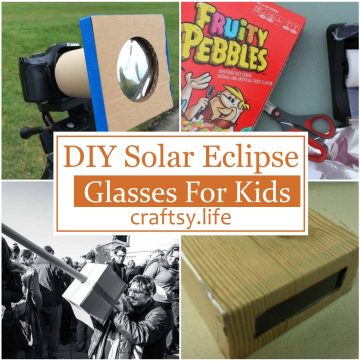 DIY Solar Eclipse Glasses For Kids