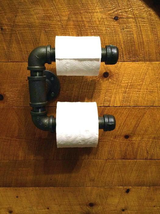 DIY Steel Pipes Toilet Paper