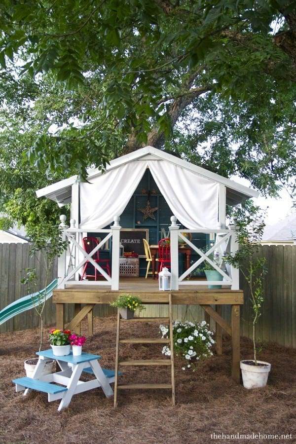 DIY Treehouse For Kids