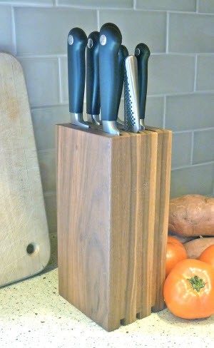 Walnut Knife holder