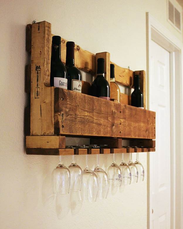 easy to make Pallet rack 