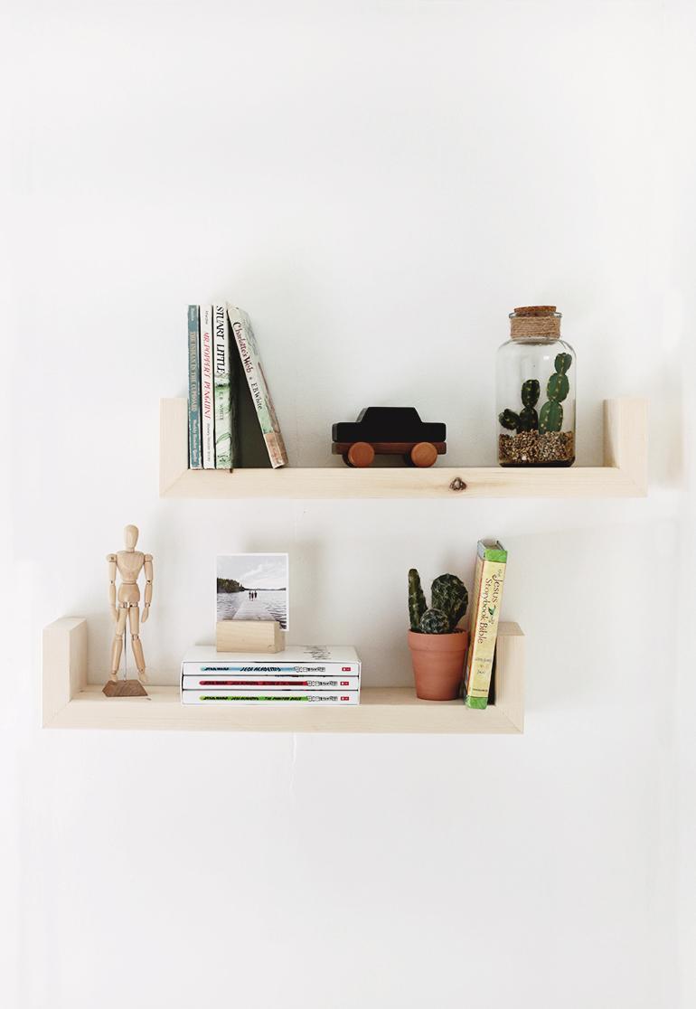 DIY Wood Shelves