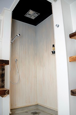 Wooden Shower panel