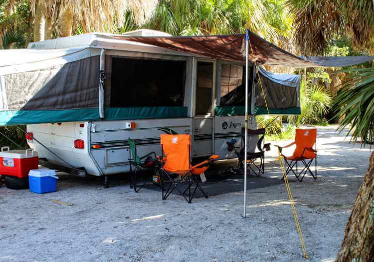 DIY awning for camping