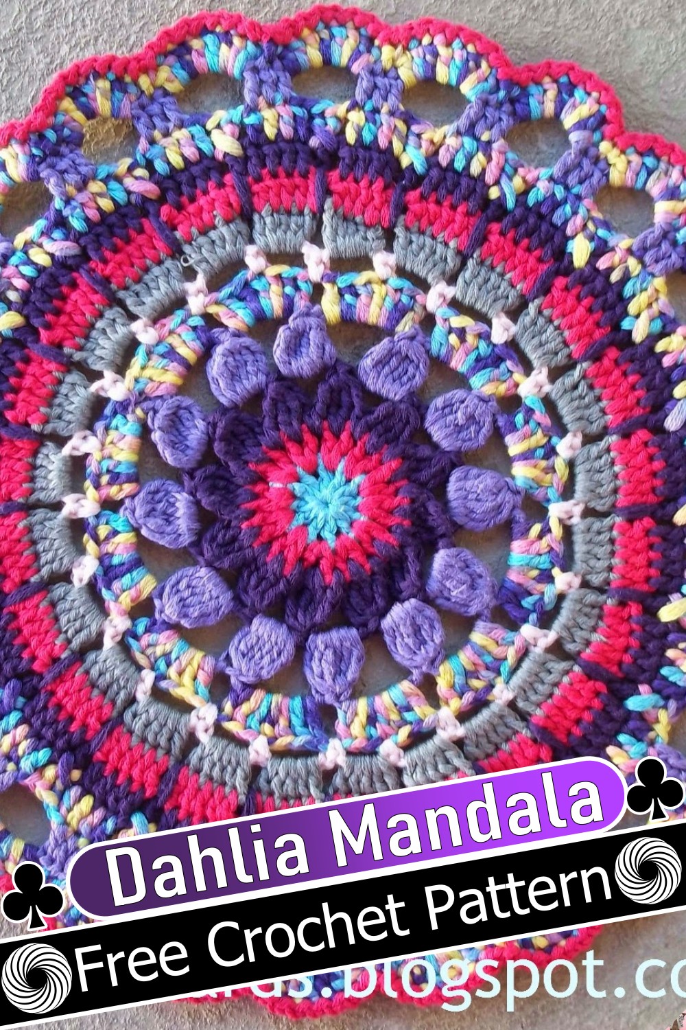 Dahlia Crochet Mandala