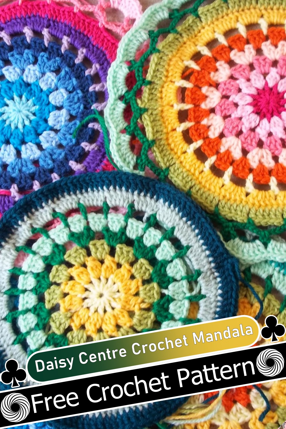 Daisy Centre Crochet Mandala