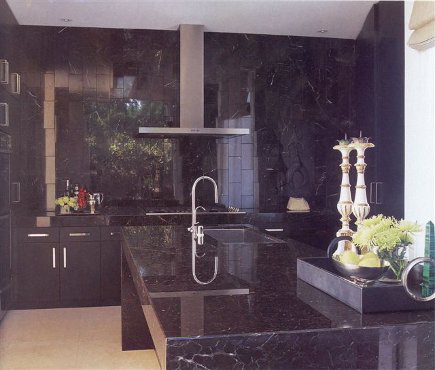 Dark Stone Kitchen Cabinets