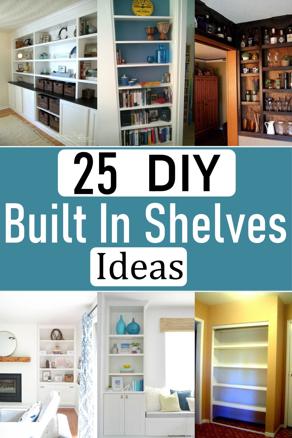 25 DIY BuiltIn Shelves Ideas For Storage Craftsy
