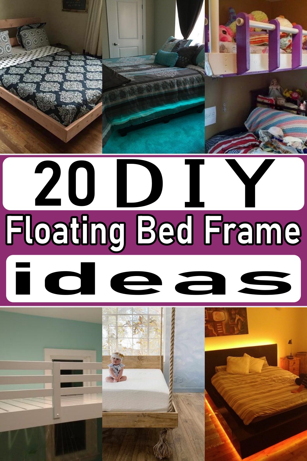 20 DIY Floating Bed Frame Plans And Ideas Craftsy