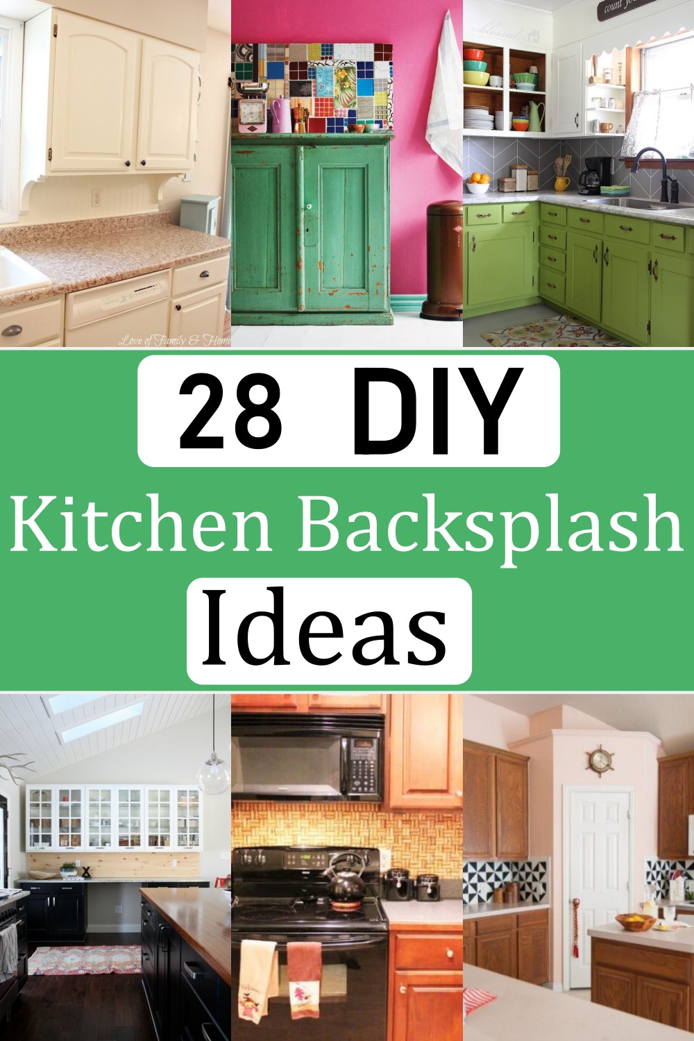 28 Easy DIY Kitchen Backsplash Ideas Craftsy