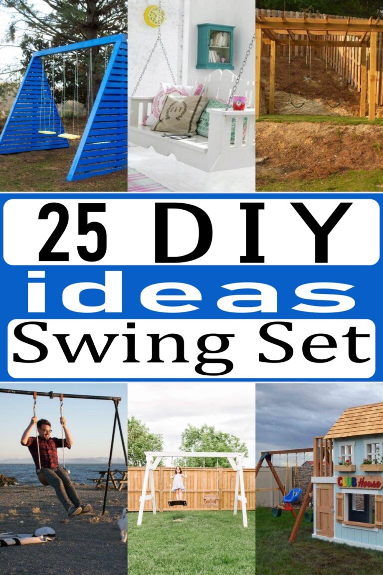 25 DIY Swing Set Plans To Have Fun At Home