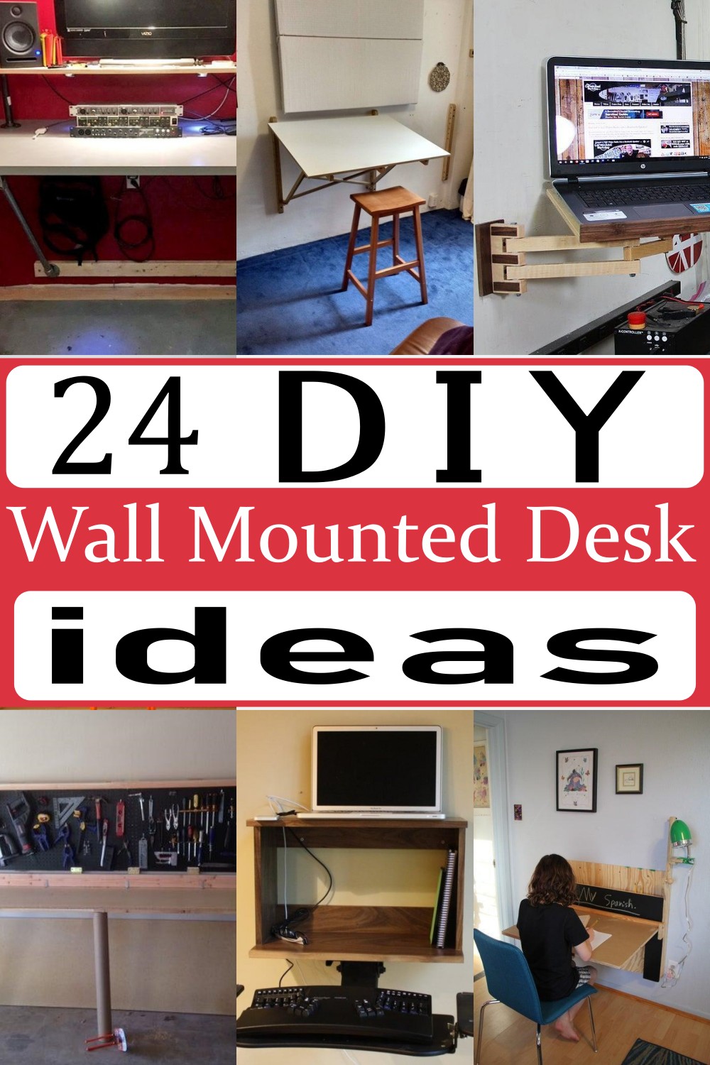24 DIY WallMounted Desk Plans That Will Revamp Your Home Office Craftsy