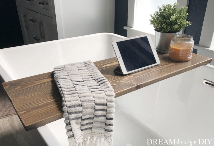 Easy BathTub Tray DIY