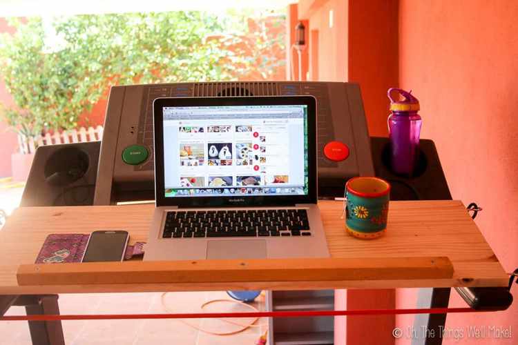 Easy DIY Treadmill Desk