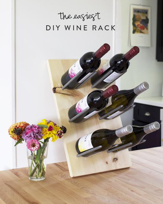 Easy-To-Make Wine Rack DIY