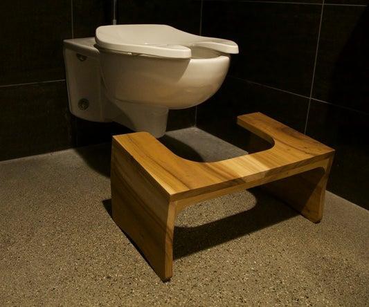 Fancy Wooden Toilet Stool DIY