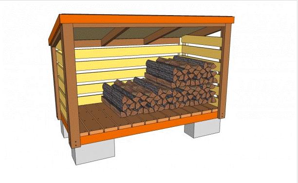 Firewood Shed Plans