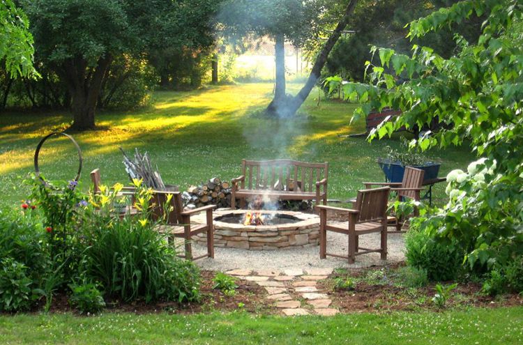 Firepit Idea For Backyard