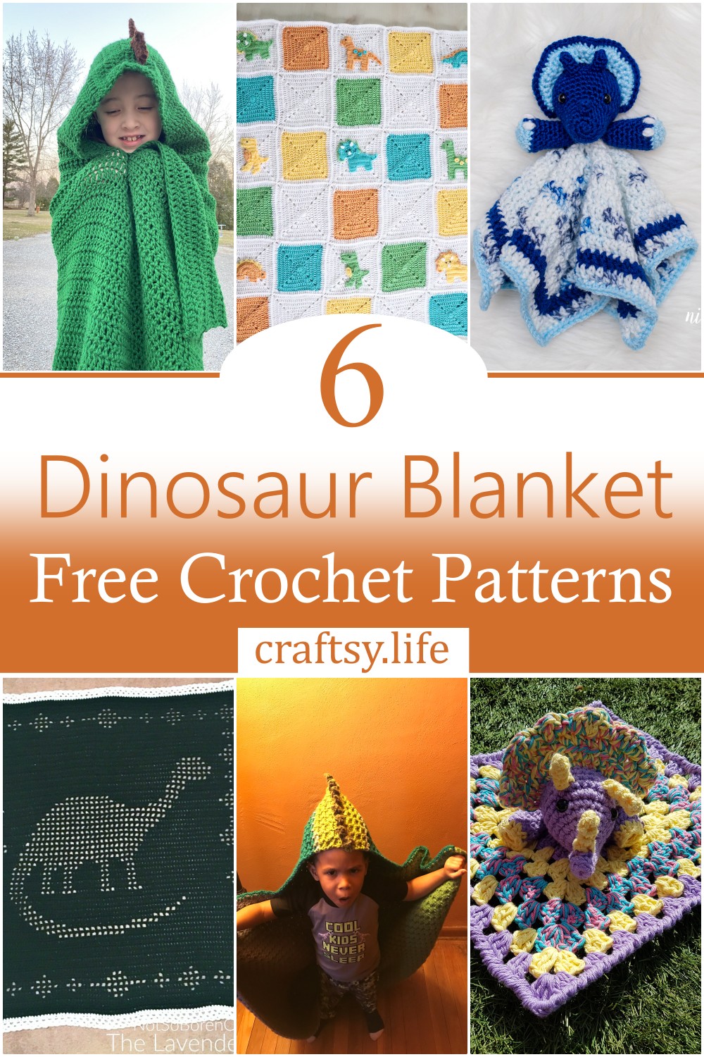 Free Crochet Dinosaur Blanket Patterns 1
