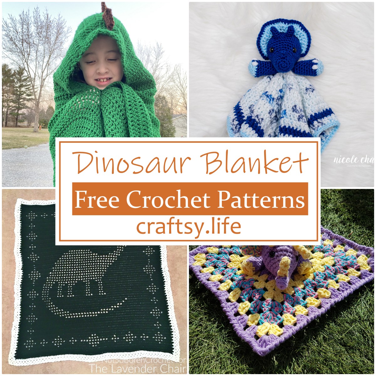 Free Crochet Dinosaur Blanket Patterns