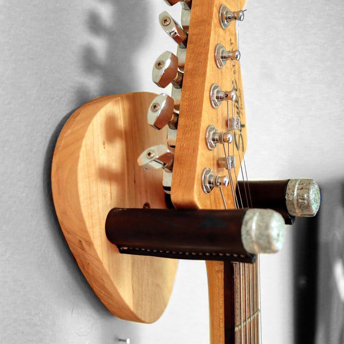 Guitar Hanger Using Leather And Pipe