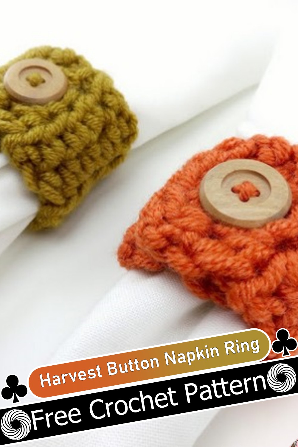 Harvest Button Napkin Ring