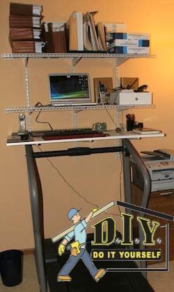 Homemade Treadmill Desk Plans DIY