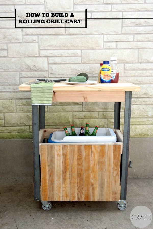 How To Build A DIY Grilling Cart