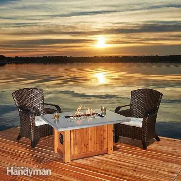 How To Build A Fire Pit Table