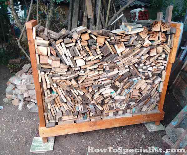 How To Build A Simple Firewood Rack