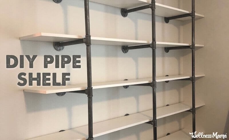 How To Industrial Pipe Shelves