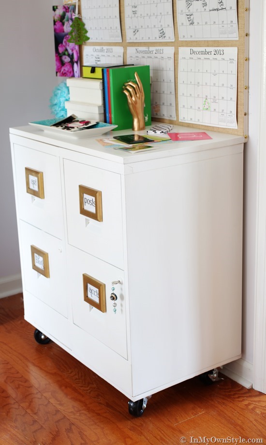 How To Make Over Your Old File Cabinet