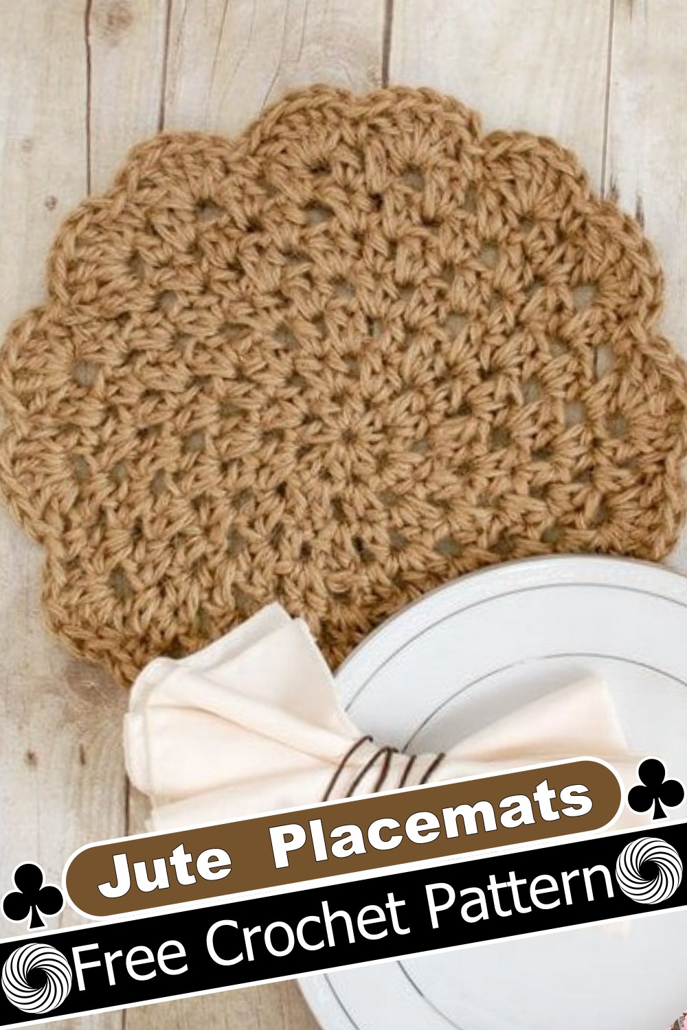 Jute Crochet Placemats