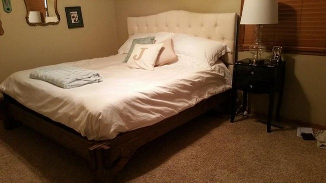 King Size Platform Bed Plan