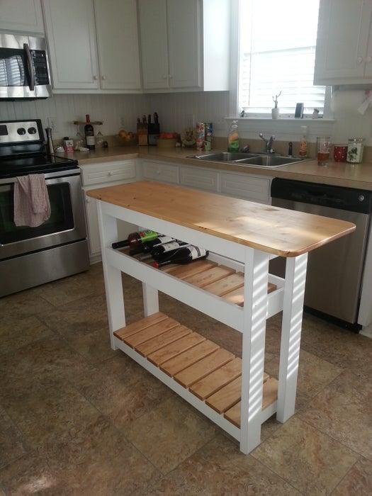 Kitchen Island Rack