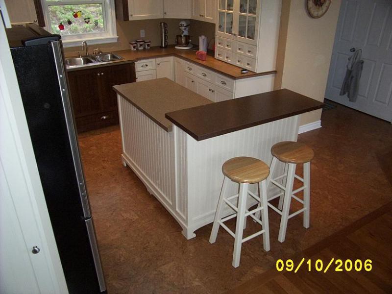 L-Shaped Kitchen Island DIY