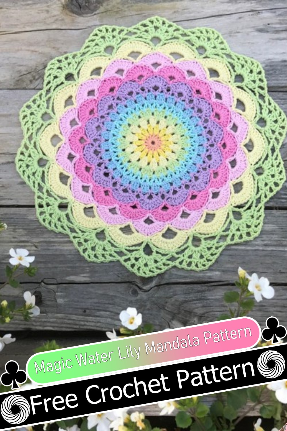 Magic Water Lily Mandala Pattern